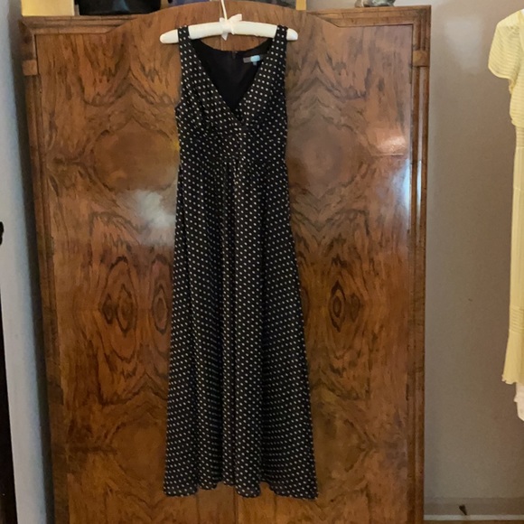 Anthropologie Eva Franco Clipped Dot Maxi Dress - Picture 4 of 6